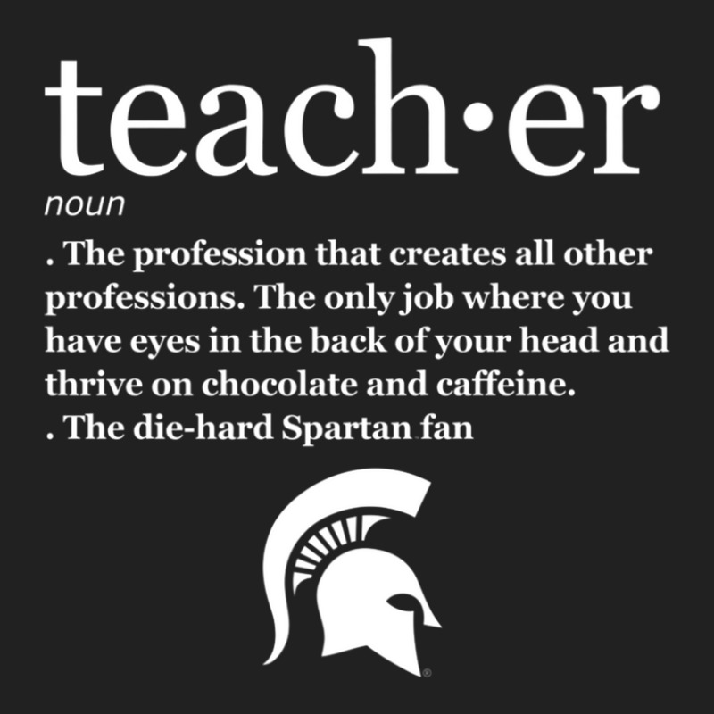 Michigan State Spartans Teacher Definition - Apparel Basic T-shirt | Artistshot