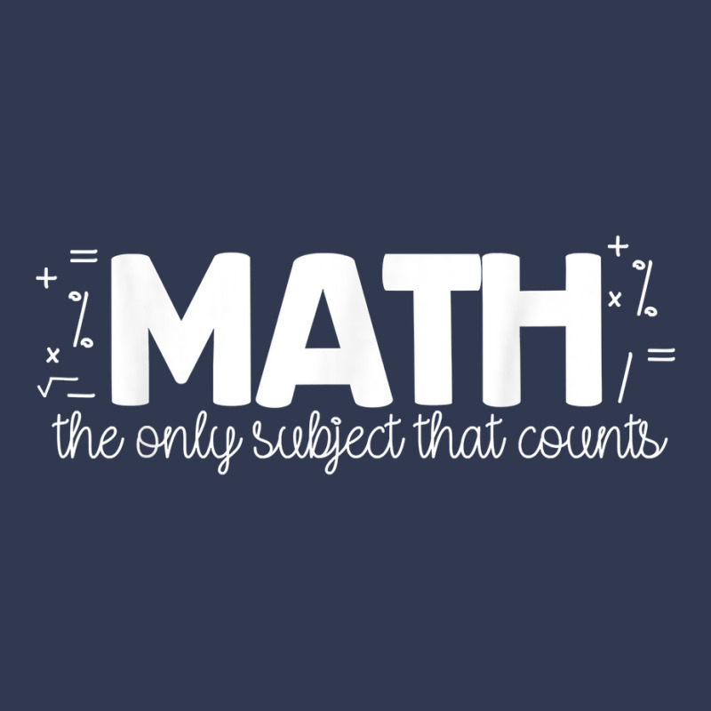 Math The Only Subject That Counts Math Pun Music Vintage Retro Basic T-shirt | Artistshot