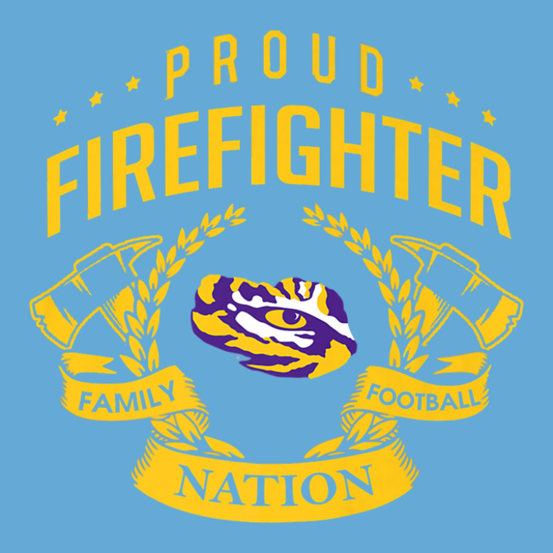 Lsu Tigers Proud Firefighter - Apparel Basic T-shirt | Artistshot