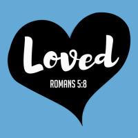 Loved Romans 58 Bible Verse Valentine's Christians Basic T-shirt | Artistshot