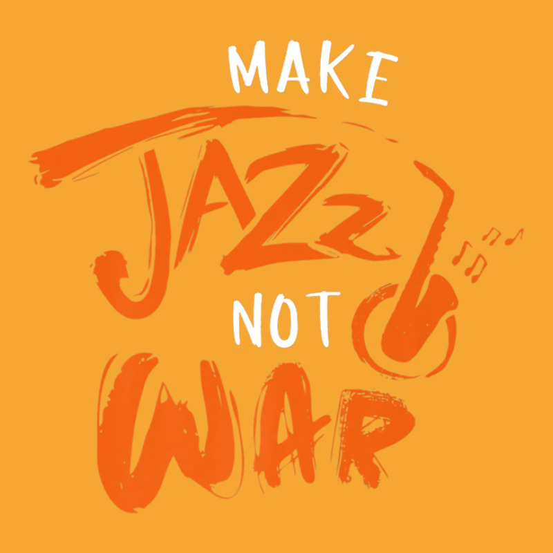 Brass Instrument Musician Instrumentalist Make Jazz Not War Basic T-shirt by RaidenKelly | Artistshot