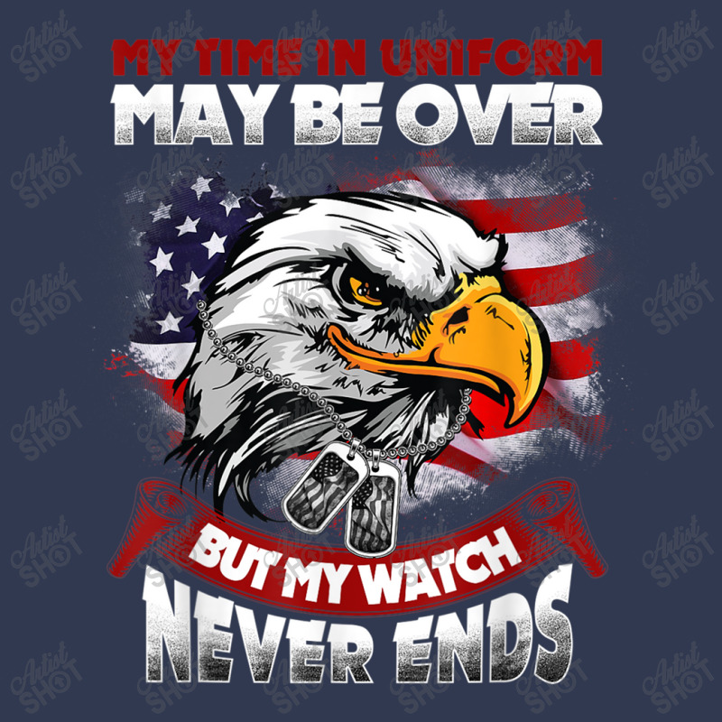 My Time In Uniform May Be Over Bumy Watch Never Ends Mens Funny Basic T-shirt by KhalilDesign | Artistshot