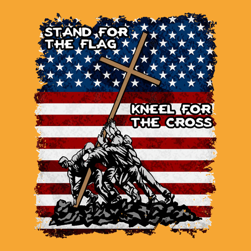 Stand For The Flag Kneel For The Cross, Stand For The Flag, Kneel For  Basic T-shirt | Artistshot