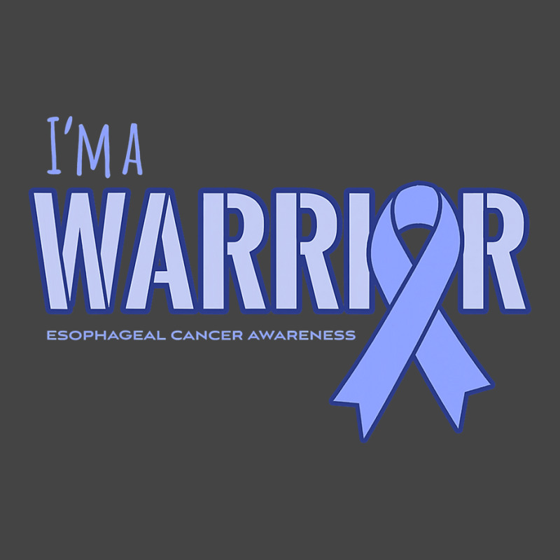 I'm A Warrior Esophageal Cancer Awareness Basic T-shirt by cm-arts | Artistshot