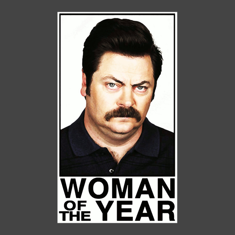 Woman Of The Year - Ron Swanson Basic T-shirt | Artistshot