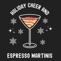 Holiday Cheer And Espresso Martinis Cocktail Booze Basic T-shirt | Artistshot