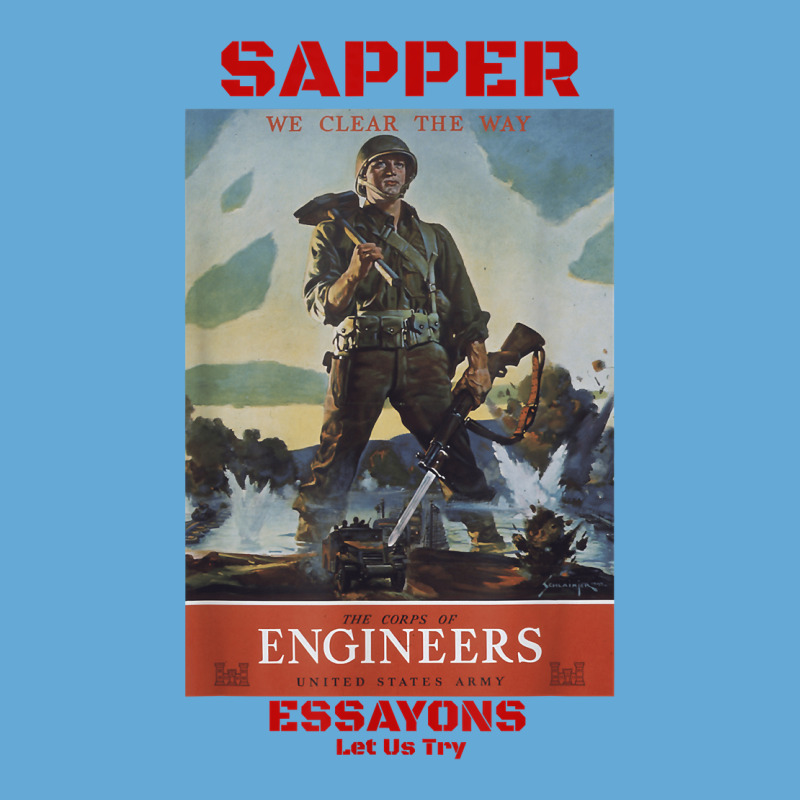 Sapper Army Combat Engineer Corps Veterans And Military Basic T-shirt by BessieCarolyn | Artistshot