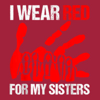 I Wear Red For My,sister Native American Stop Mmiw Red Hand Basic Youth T-shirt | Artistshot