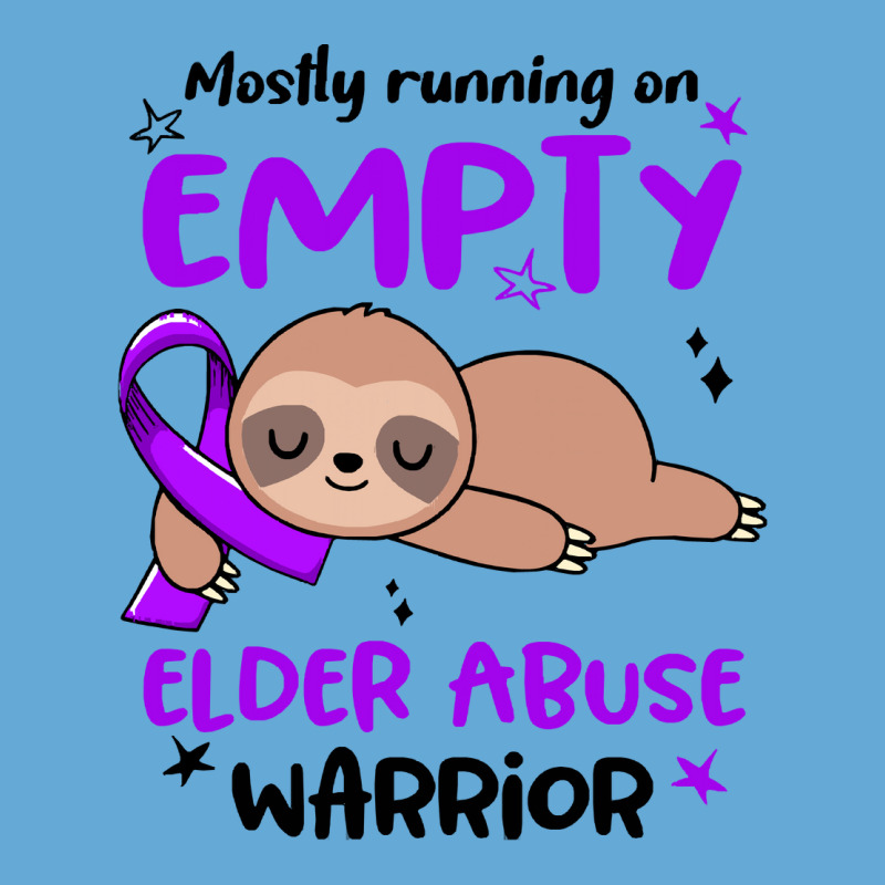 Elder Abuse Awareness T  Shirt Mostly Running On Empty Elder Abuse War Basic Youth T-shirt by fallaciousrealize | Artistshot