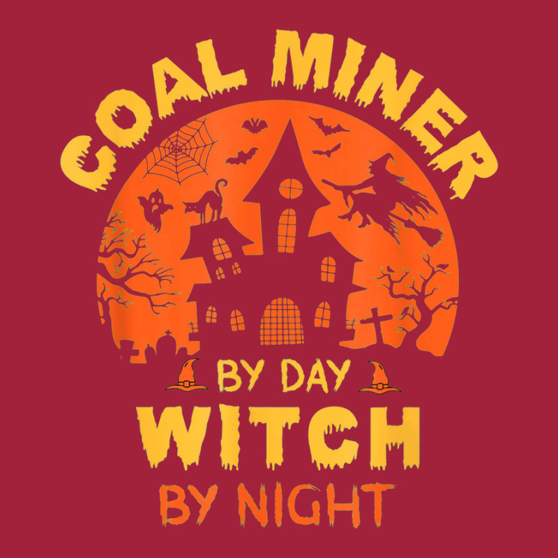 Coal Miner By Day Witch By Night Funny Halloween Basic Youth T-shirt by Newest | Artistshot