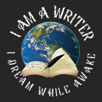 I Am A Writer I Dream While Awake Author Book Read Ladies Fitted T-shirt | Artistshot