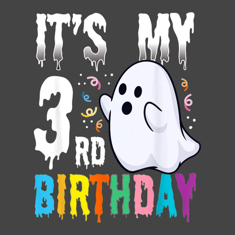 Its My 3rd Birthday â€“ Halloween Spooky Season B Day Lover Basic Youth T-shirt by Loves | Artistshot