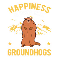 Happiness Is Being With Groundhogs Marmot 69 Raglan Crop Top | Artistshot