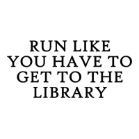 Run Like You Have To Get To The Library 1 Raglan Crop Top | Artistshot