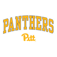 Pittsburgh Panthers Arch Over Black Officially Lic Raglan Crop Top | Artistshot