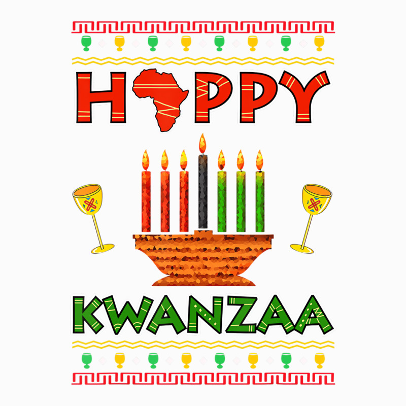 Happy Kwanzaa Kinara Candles African American Chri Raglan Crop Top by aiiluurosy | Artistshot