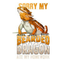 Sorry My Bearded Dragon Ate My Homework Funny Liza Raglan Crop Top | Artistshot