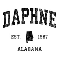 Daphne Alabama Al Vintage Athletic Black Sports De Raglan Crop Top | Artistshot