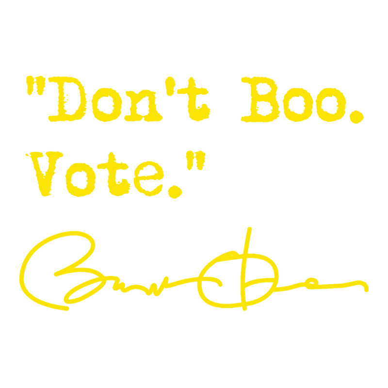 Dont Boo Vote Yellow Humor Raglan Crop Top by duranashumonr | Artistshot