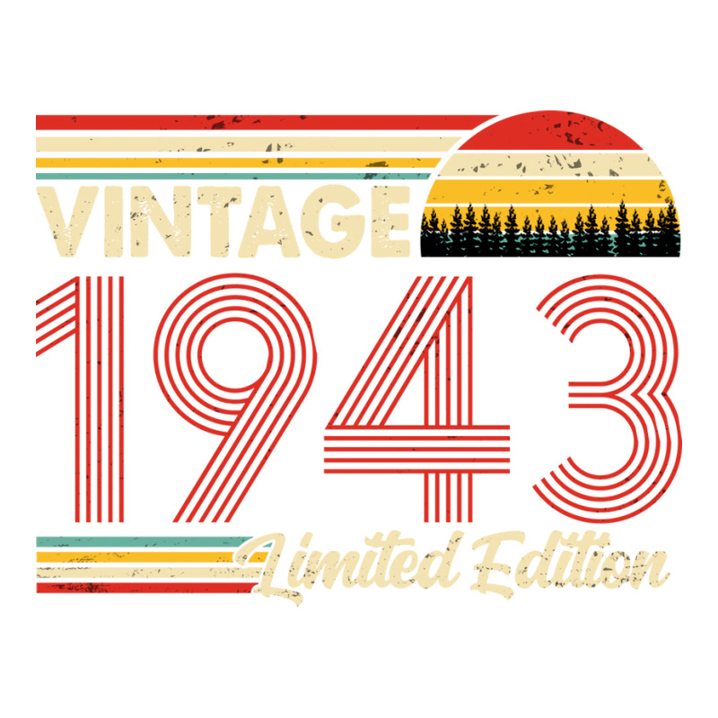 Vintage 1943 Birthday  Limited Edition 1943 Birthd Raglan Crop Top by yusreeconsa | Artistshot