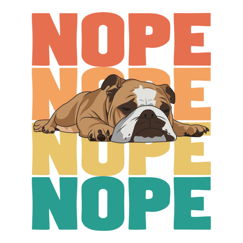 English Bulldog English Bulldog Nope Summer Raglan Crop Top by lameckogoyg | Artistshot