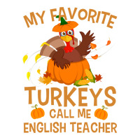 My Favorite Turkeys Call Me English Teacher Vintag Raglan Crop Top | Artistshot