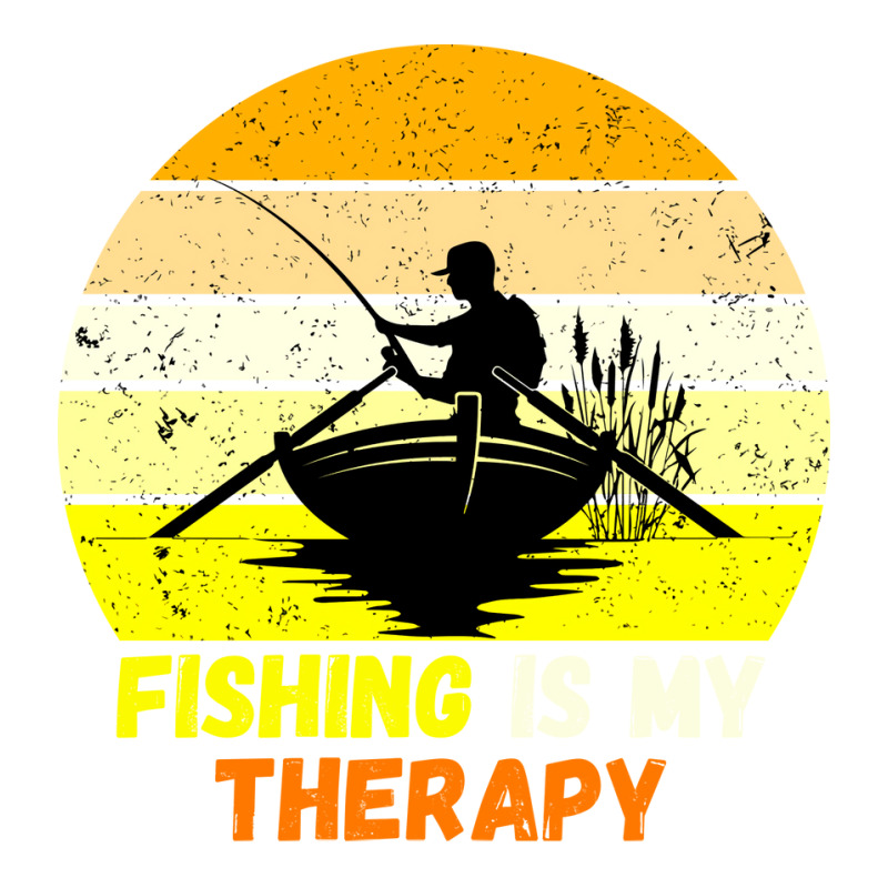 Fishing Is My Therapy Girl Raglan Crop Top by dafffsa6 | Artistshot