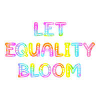 Let Equality Bloom Tie Dye Music Raglan Crop Top | Artistshot