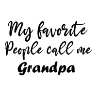 My Favorite People Call Me Grandpa Funny Grandpa G Raglan Crop Top | Artistshot