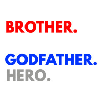 Brother Uncle Godfather Hero Blue Raglan Crop Top | Artistshot