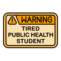 Warning Tired Public Health Student Boy Raglan Crop Top | Artistshot