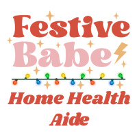 Home Health Aide Festive Babe Fun Holiday Design R Raglan Crop Top | Artistshot