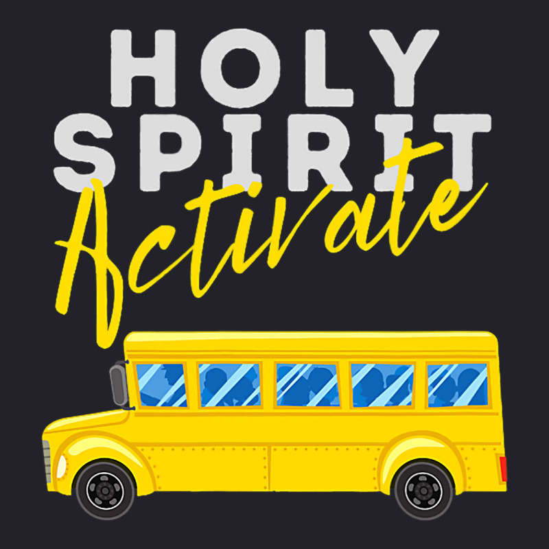 Holy Spirit Activate Bus Driver Fun Christian Reli Unisex Sherpa-lined Denim Jacket | Artistshot