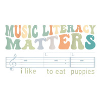 Music Literacy Matters I Like To Eat Puppies T Shi Raglan Crop Top | Artistshot