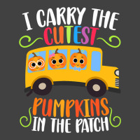 I Carry The Cutest Pumpkins Thanksgiving School Bu Vintage T-shirt | Artistshot