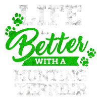 Life Is Better With A German Hunting Terrier Sayin Raglan Crop Top | Artistshot