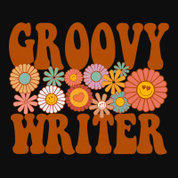 Groovy Writer Design For Author Journalist Funny Q Crop Top | Artistshot