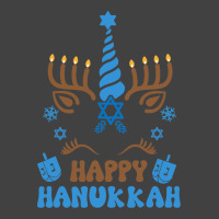 Happy Hanukkah Unicorn Chanukah Menorah Dreidel Vintage T-shirt | Artistshot