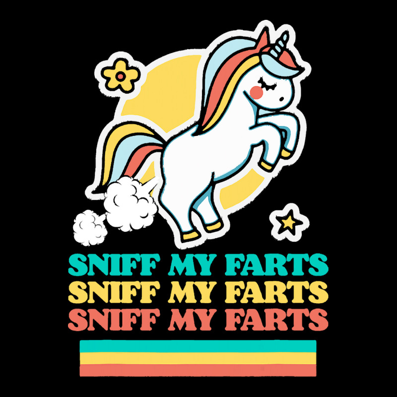 Funny Sniff My Farts Cute Attitude Farting Unicorn Zipper Hoodie | Artistshot