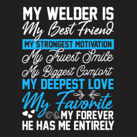 Funny Welding Design For A Welder Wife Girlfriend  T-shirt | Artistshot