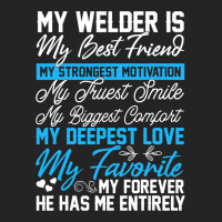 Funny Welding Design For A Welder Wife Girlfriend  3/4 Sleeve Shirt | Artistshot