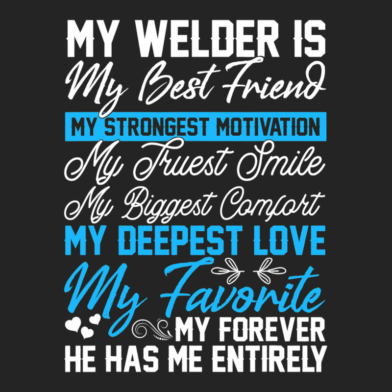 Funny Welding Design For A Welder Wife Girlfriend  3/4 Sleeve Shirt | Artistshot