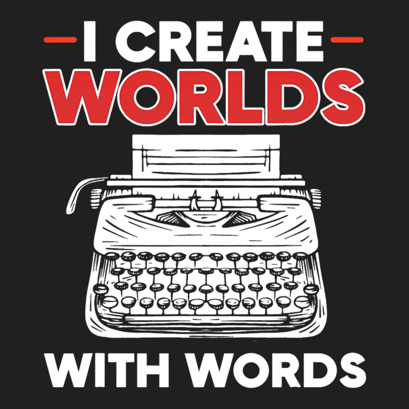 I Create Worlds With Words Funny Published Author  Ladies Polo Shirt by GiovayPool | Artistshot