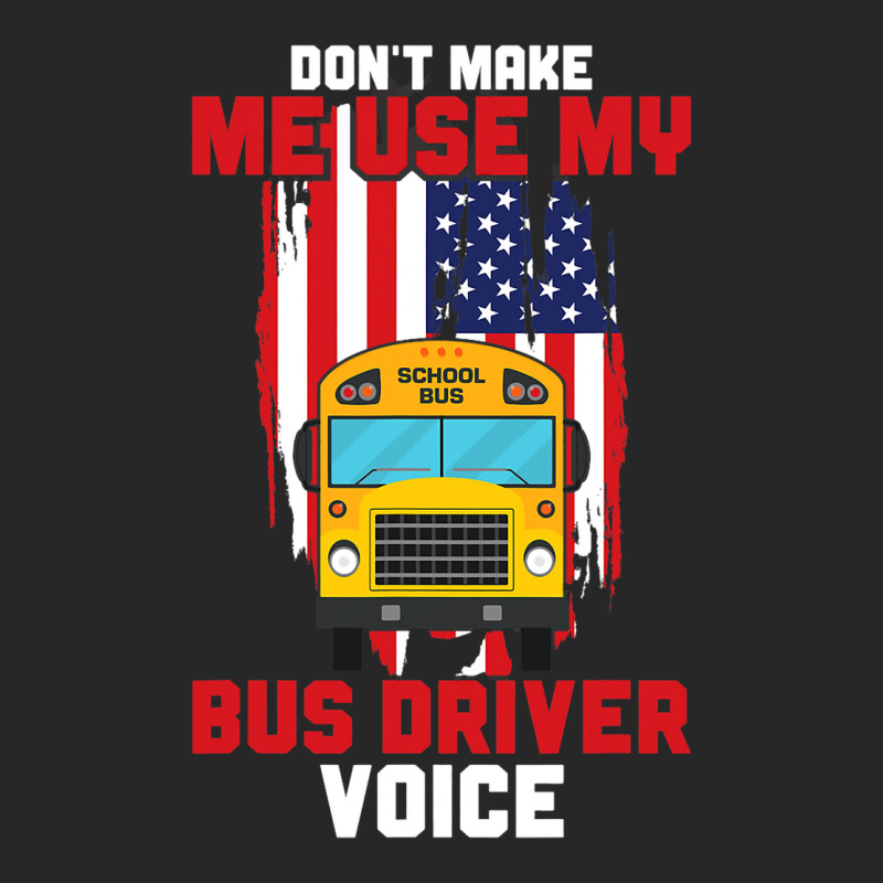 Funny Dont Make Me Use My School Bus Driver Voice Men's T-shirt Pajama Set | Artistshot