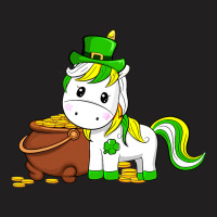 Funny Unicorn Leprechaun Hat St Patricks Day Gifts T-shirt | Artistshot