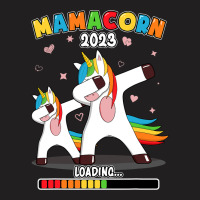 Future Mom Loading Mamacorn Mother To Be Unicorn T-shirt | Artistshot