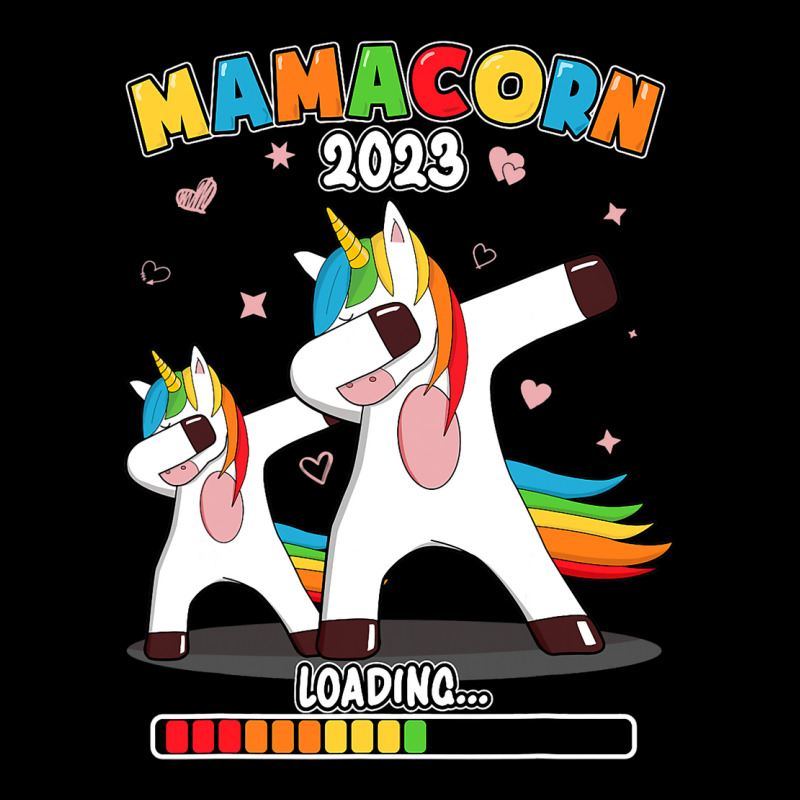 Future Mom Loading Mamacorn Mother To Be Unicorn Pocket T-shirt | Artistshot