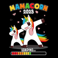 Future Mom Loading Mamacorn Mother To Be Unicorn V-neck Tee | Artistshot