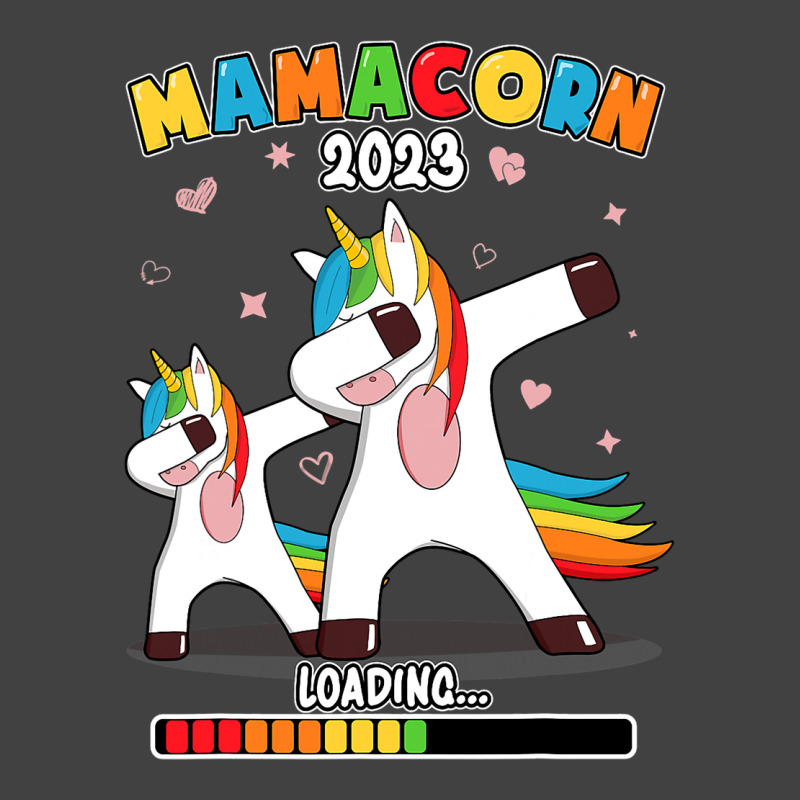 Future Mom Loading Mamacorn Mother To Be Unicorn Vintage T-shirt | Artistshot