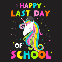 Happy Last Day Of School Funny Summer Unicorn Shir T-shirt | Artistshot